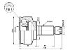 Gelenksatz, Antriebswelle CV Joint Kit:44306-SEL-TOOL