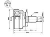 Jeu de joints, arbre de transmission CV Joint Kit:44306-SDE-TOOL