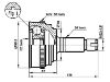 CV Joint Kit:44305-S10-J50