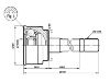 ремкомплект граната CV Joint Kit:MD25-25-600A