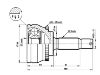 Gelenksatz, Antriebswelle CV Joint Kit:MR290409