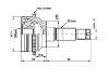 Jeu de joints, arbre de transmission CV Joint Kit:FD55-22-610