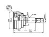 CV Joint Kit:39100-CB300