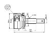 Gelenksatz, Antriebswelle CV Joint Kit:39100-0E510